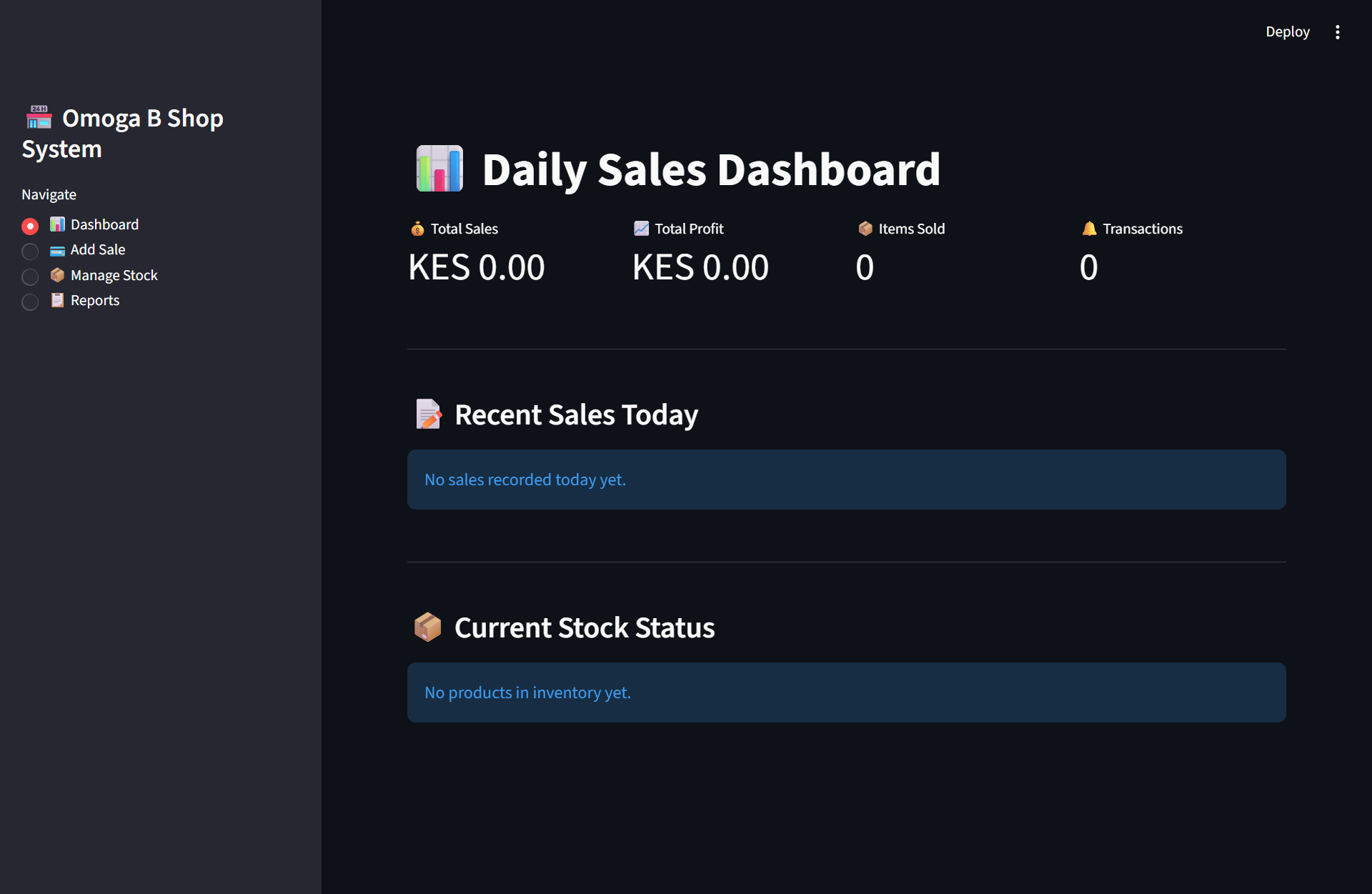 Sales and Inventory anagement System